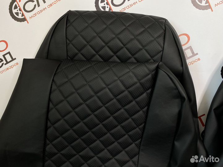 Чехлы для авто на сиденья из экокожи ваз 2110-2112