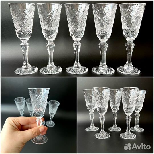Стопки, фужеры, бокалы Хрусталь СССР