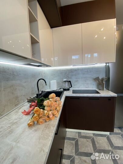 Прямая кухня на заказ. Фабрика в Омске