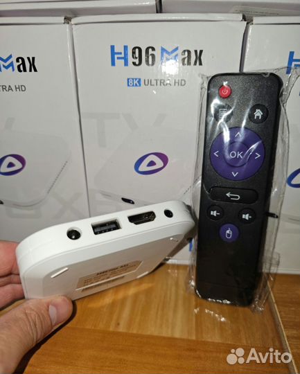 Прошитая Смарт Тв приставка Vontar H96max M1 4/32