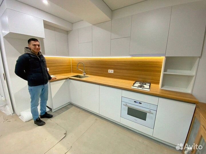 Кухня на заказ угловая кухонный гарнитур