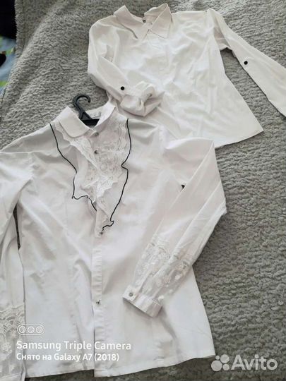 Блузки для девочек ц 1000за 2 блузки