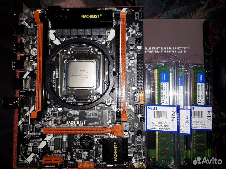 Комплекты Мат. плата+процессор+память X-79, X-99