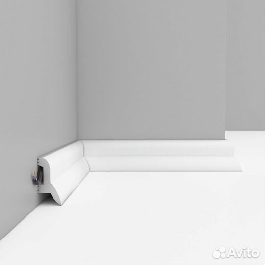 Плинтус дюрополимер для пола полиурет. 2400 мм