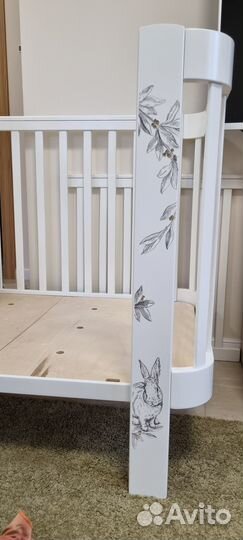 Кроватка happy baby mommy love с расширением