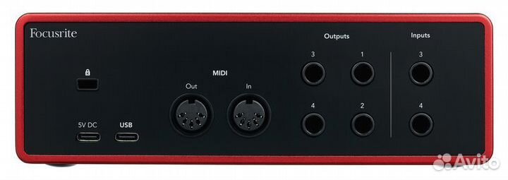 Звуковая карта Focusrite Scarlett 4i4 4th Gen