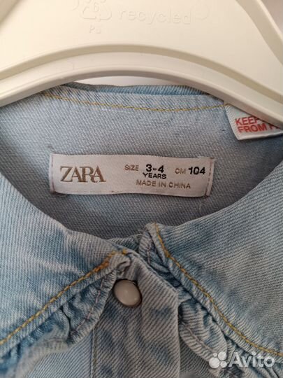 Джинсовое платье Zara 104