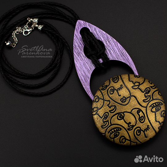 Кулон созерцание дизайнерские украшения