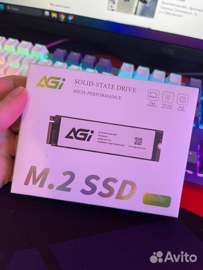 256 гб SSD M.2 накопитель AGI AI198