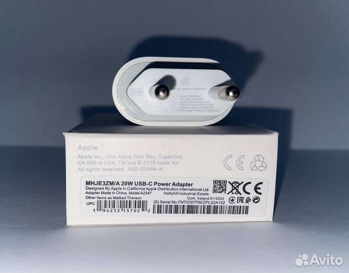 Блок питания apple 20w