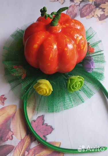 Тыква ободок/ заколка