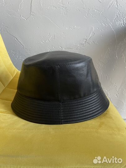Шляпа/Панама кожаная с флисовой подкладкой