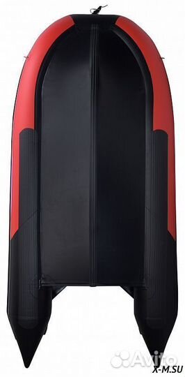 Надувная лодка gladiator C370AL красно-черный
