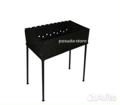 Мангал чугунный сборной с чехлом тм Ситон