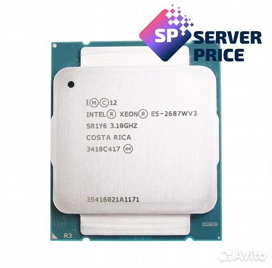 Intel Xeon E5-2687W v3 (10 ядер, 3.10GHz)
