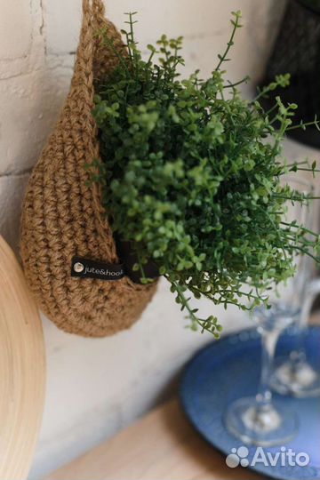 Корзина подвесная Корзина из джута