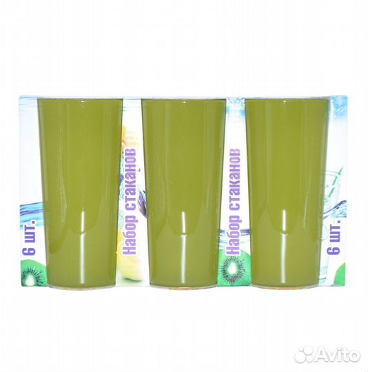 Стакан Высокий оливковый /6шт/ Ш