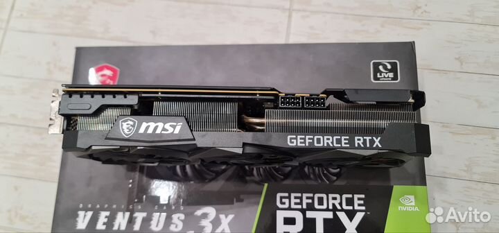 Видеокарта RTX 3070ti MSI Ventus