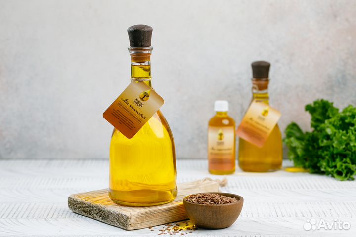 Масло сыродавленное лен коричневый