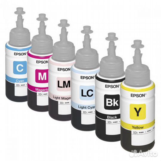 Чернила краска epson, canon, hp