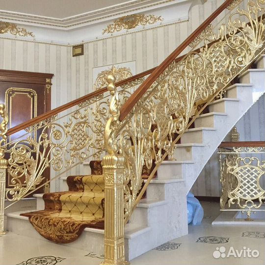 Лестница кованая в Кизилюрте