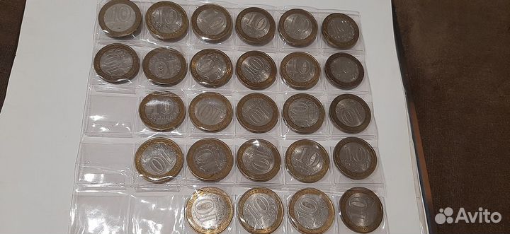 Юбилейные 10 р биметалл