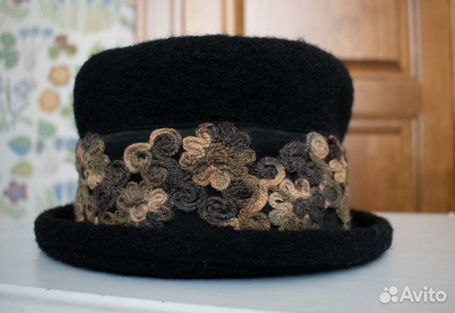 Шляпа женская из шерсти