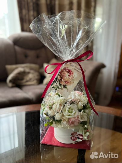 Букет из мыла учителю, воспитателю. Подарок, выпус