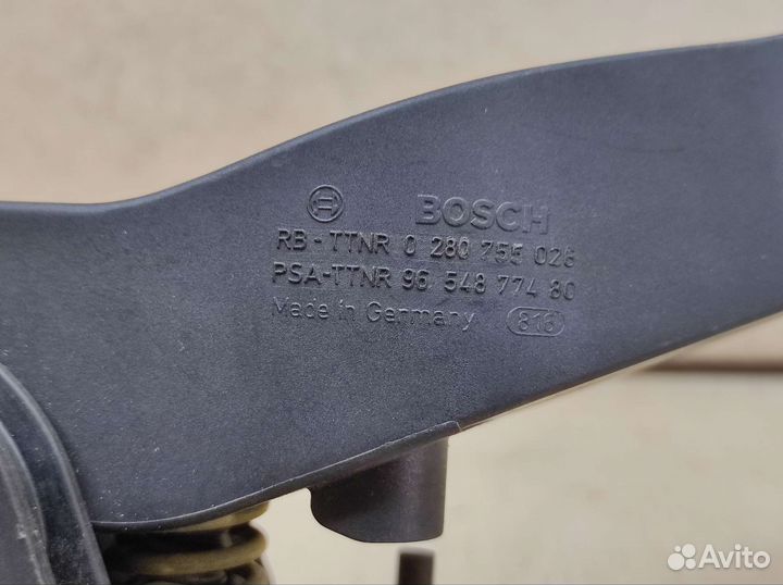 Педаль газа Пежо 206