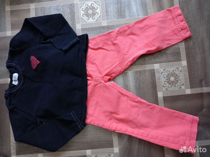 Одежда на девочку 86-92 пакетом