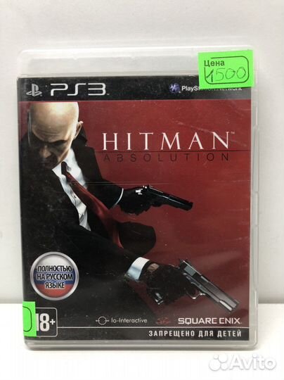 Диск Hitman Absolution для PS3