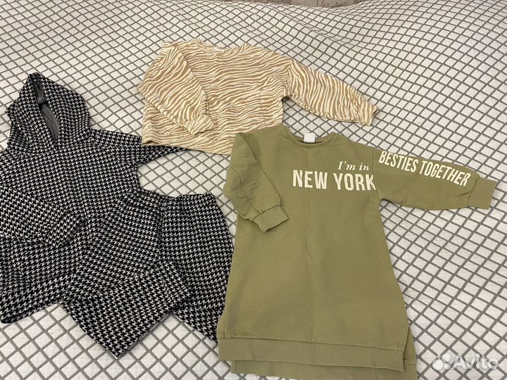 Вещи пакетом для девочки, 110/116