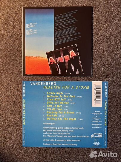 CD (rus) Vandenberg - Heading For A Storm (1983)