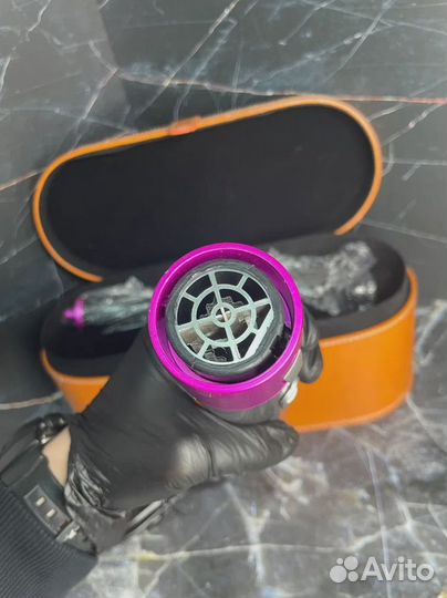 Стайлер Dyson 5в1 в кожаном кейсе