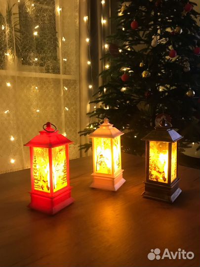 Светильник новогодний настольный