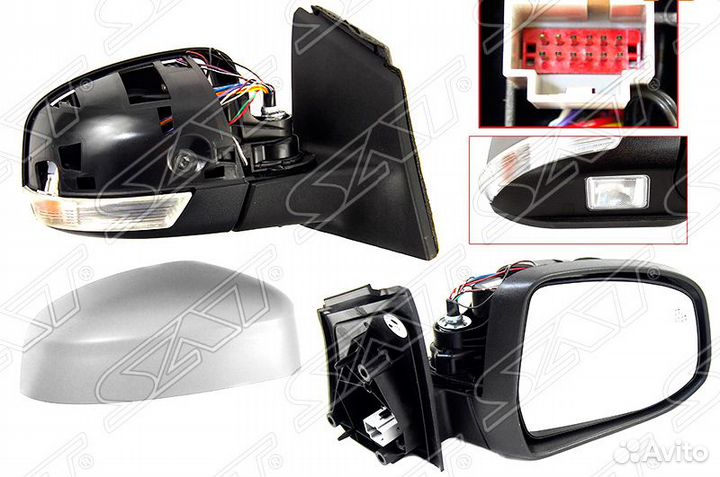 Складывающие зеркала на Ford Focus III