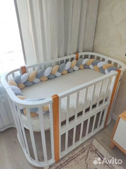 Детская кровать трансформер для новорожденных