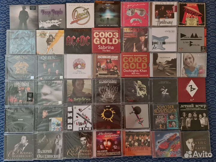 Лицензионные новые компакт-диски cd