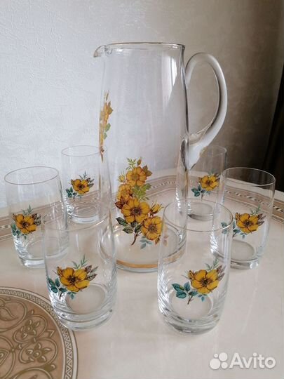 Набор графин со стаканами 6 шт