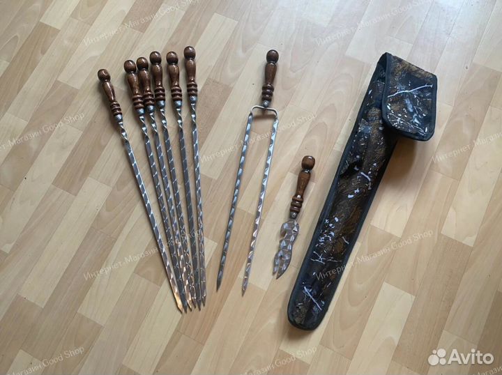 Набор шампуров в колчане 45 см