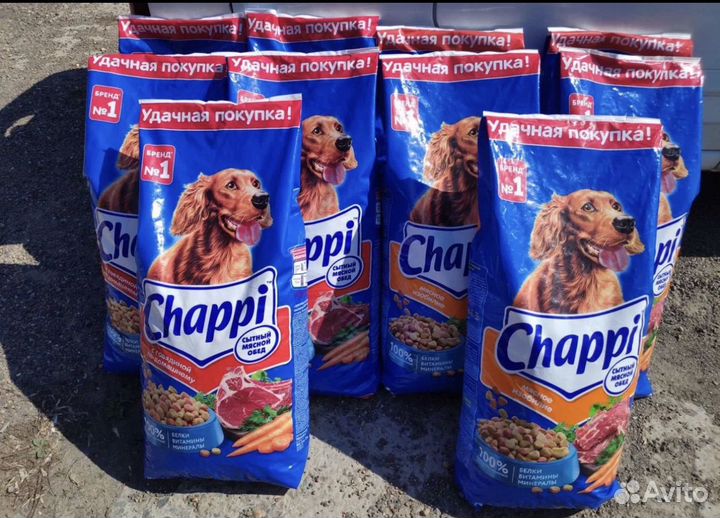 Сухой корм для собак Chappi 15 кг