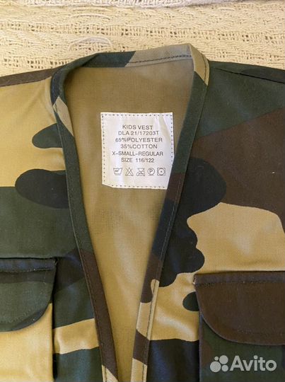 Детский летний камуфляжный костюм MFH