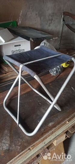 Табурет складной, стул рыбацкий алюминевый легкий