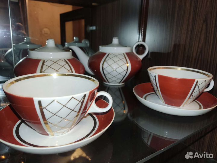 Чайный сервиз Дулëво 1968 год Фарфор