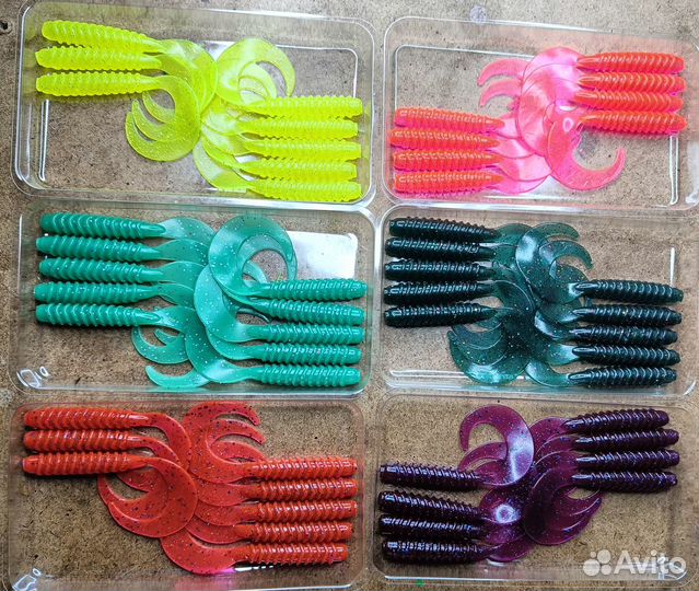 Силиконовые приманки,в наличии и под заказ