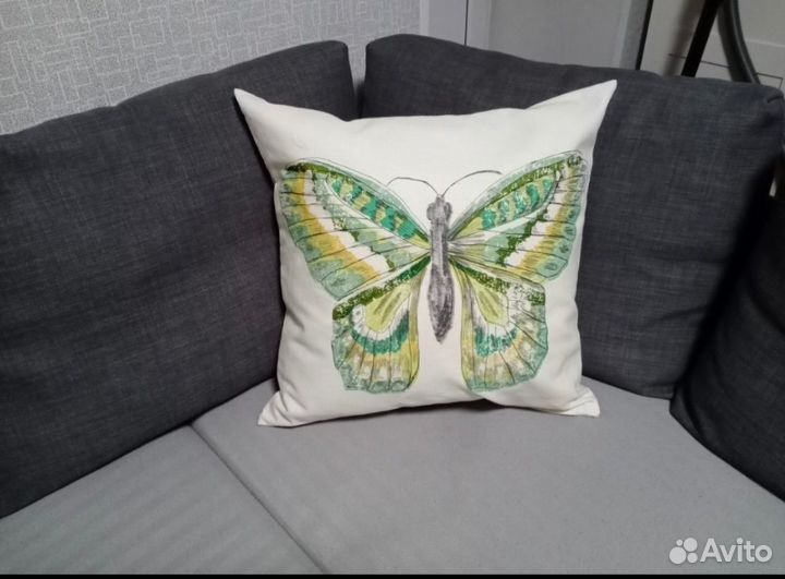 Чехол для подушки икеа ротфьерил