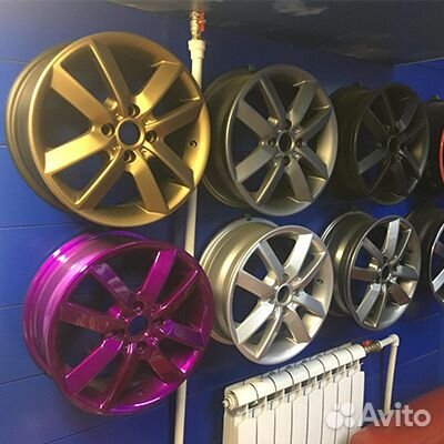 Порошковая покраска дисков