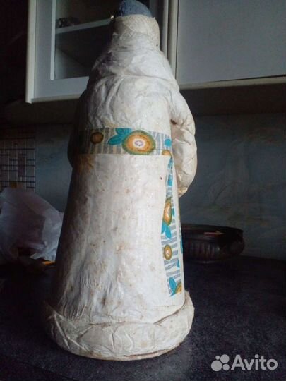 Дед мороз ватна бумажный