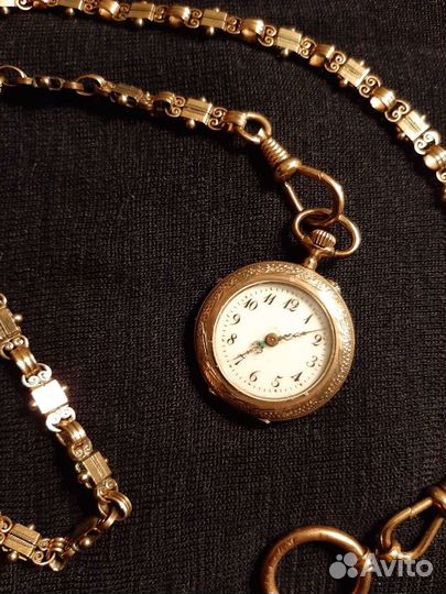 Часы женские карманные на цепочке
