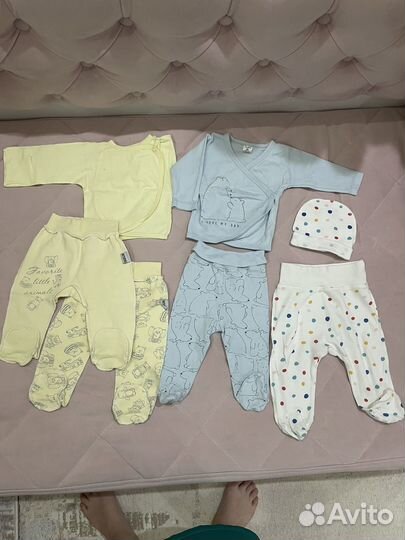 Детские вещи пакетом на девочку р.62